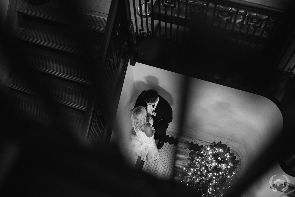Wedding Couple Staircase