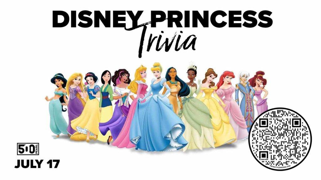 Disney Princess Trivia at 500 Pearl