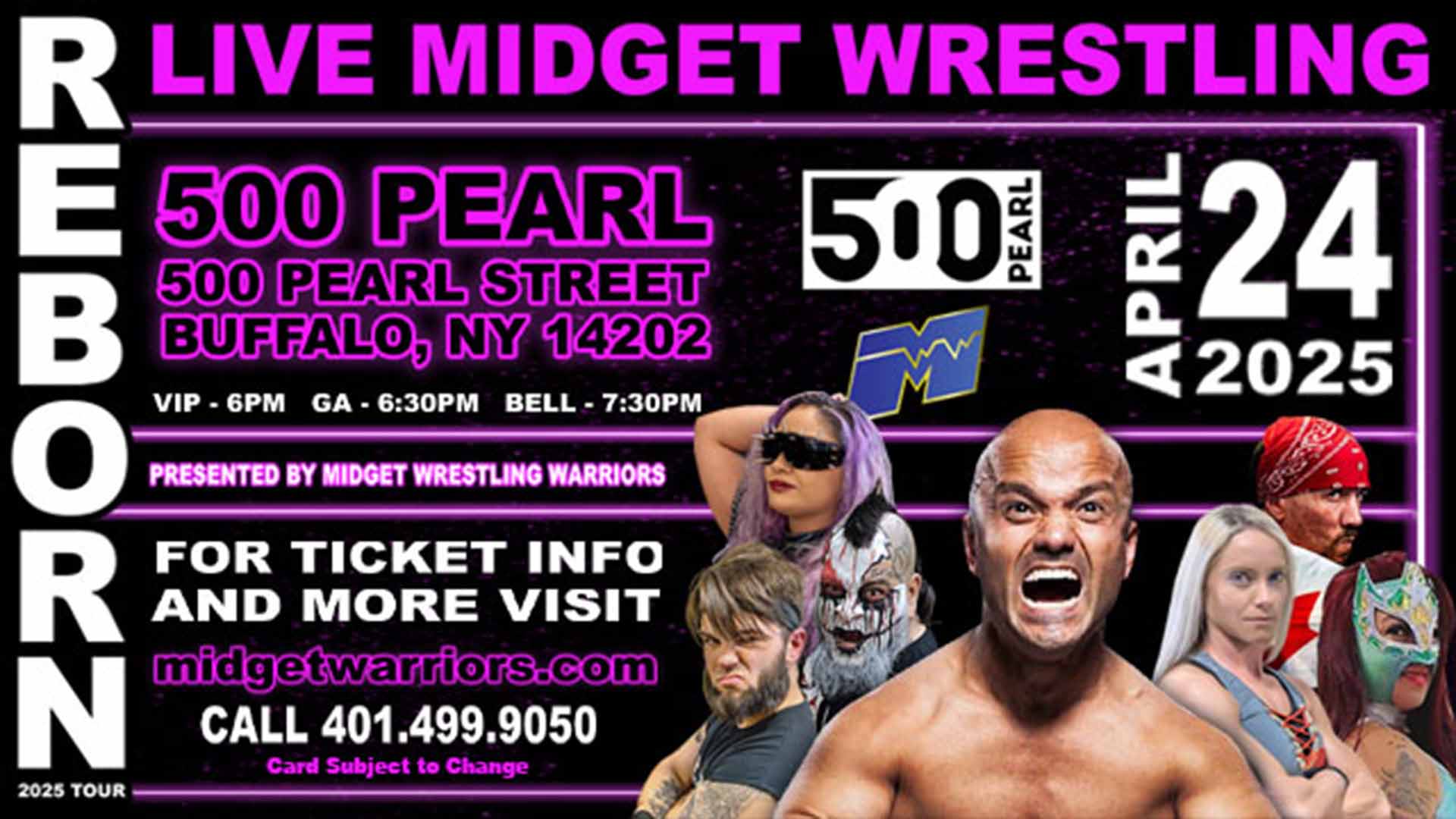 Midget Wrestling at 500 Pearl