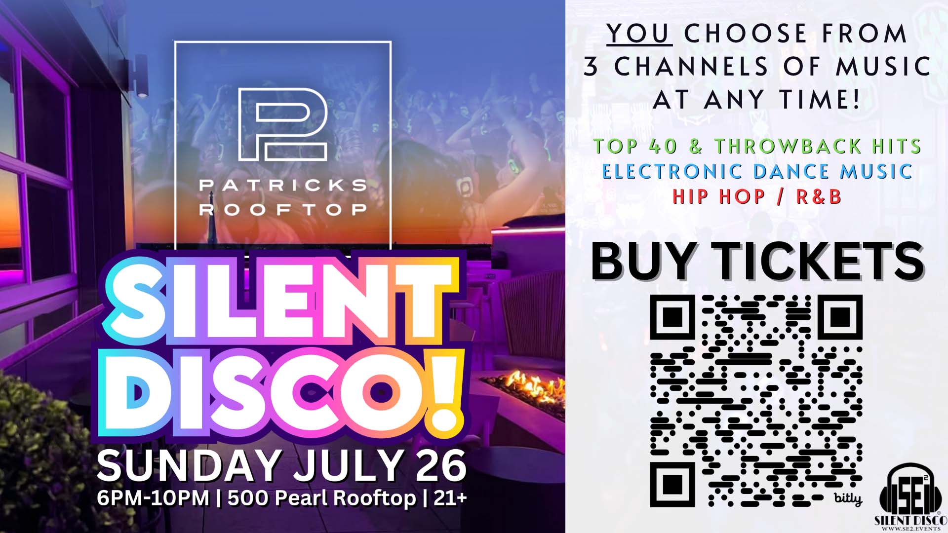 500 Pearl - Silent Disco - July