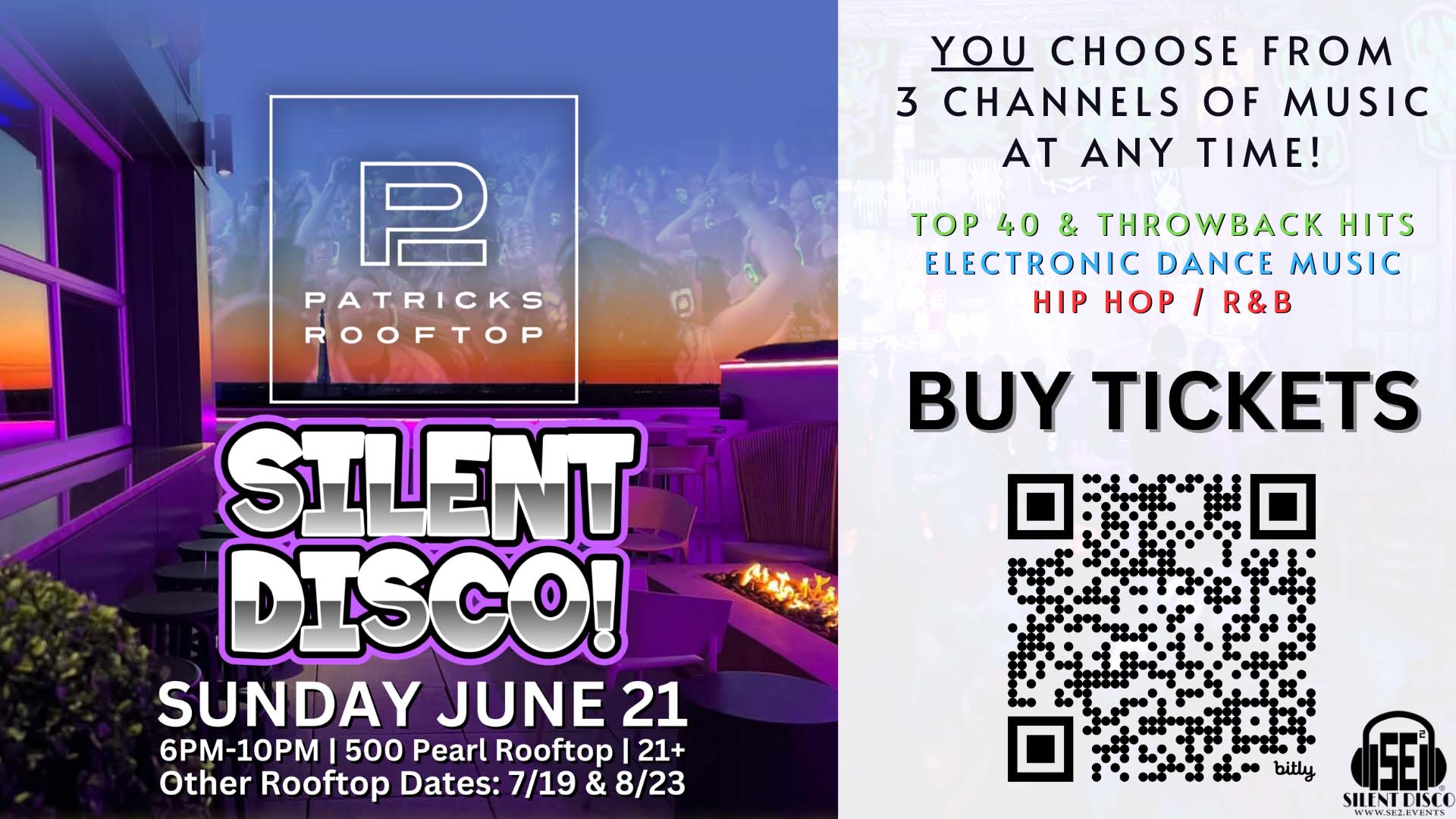 Silent Disco at 500 Pearl