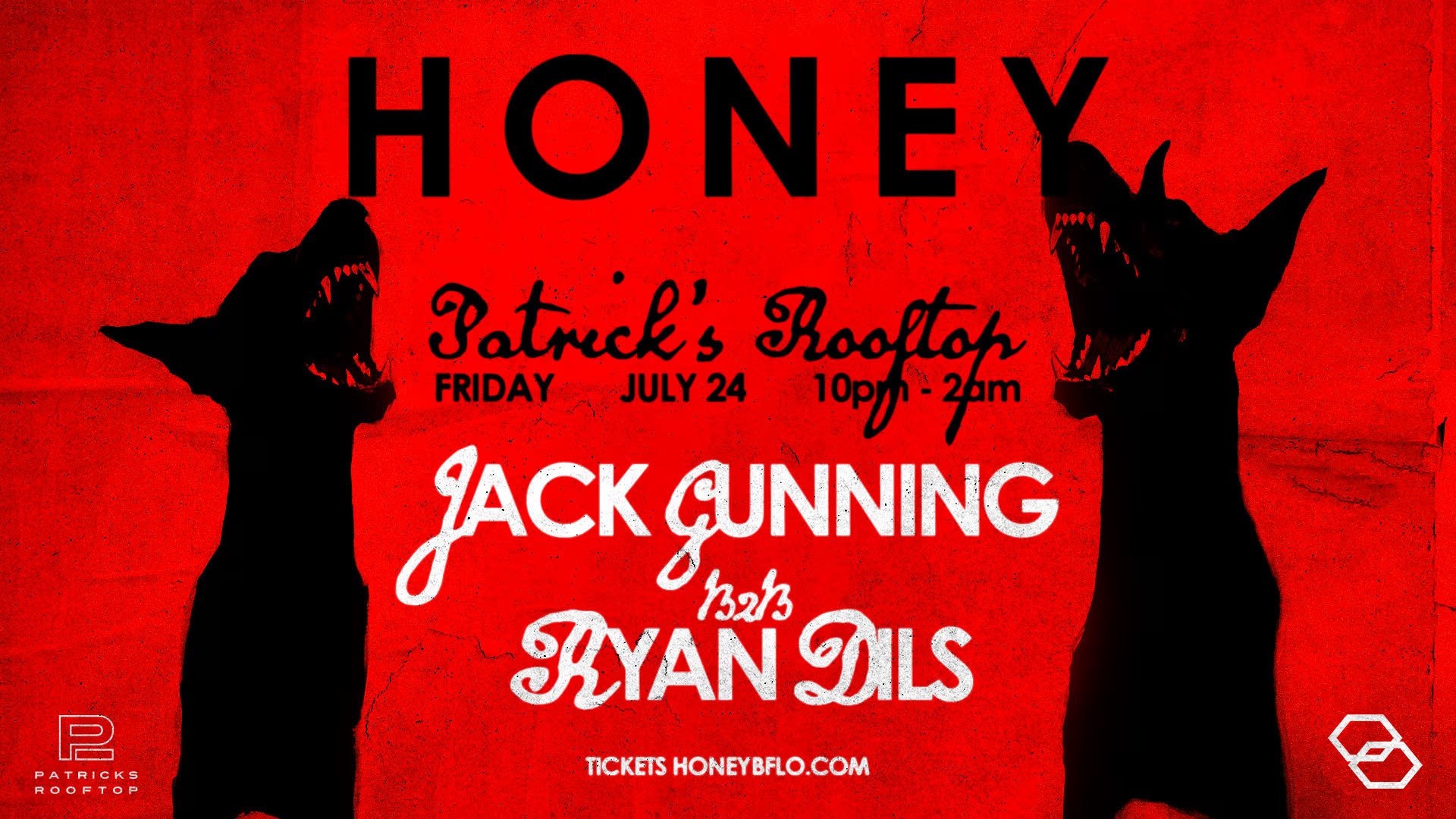 Honey July 24 at Patrick's Rooftop