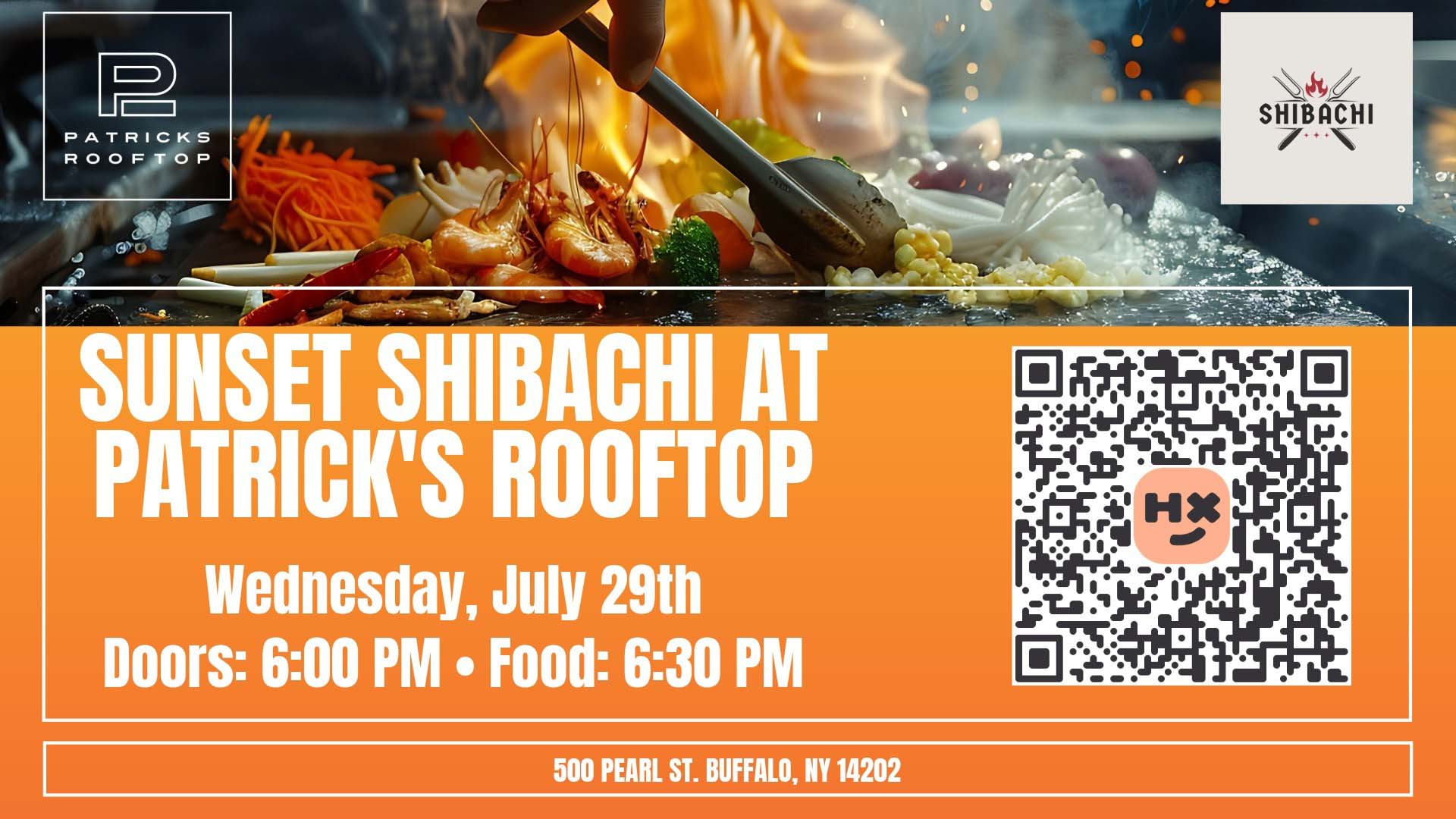 Sunset Shibachi at Patrick’s Rooftop